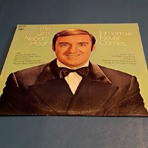Jim Nabors Vinyl Record - Black and Cream